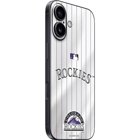 MLB Colorado Rockies Home Jersey iPhone 16 Plus Skin